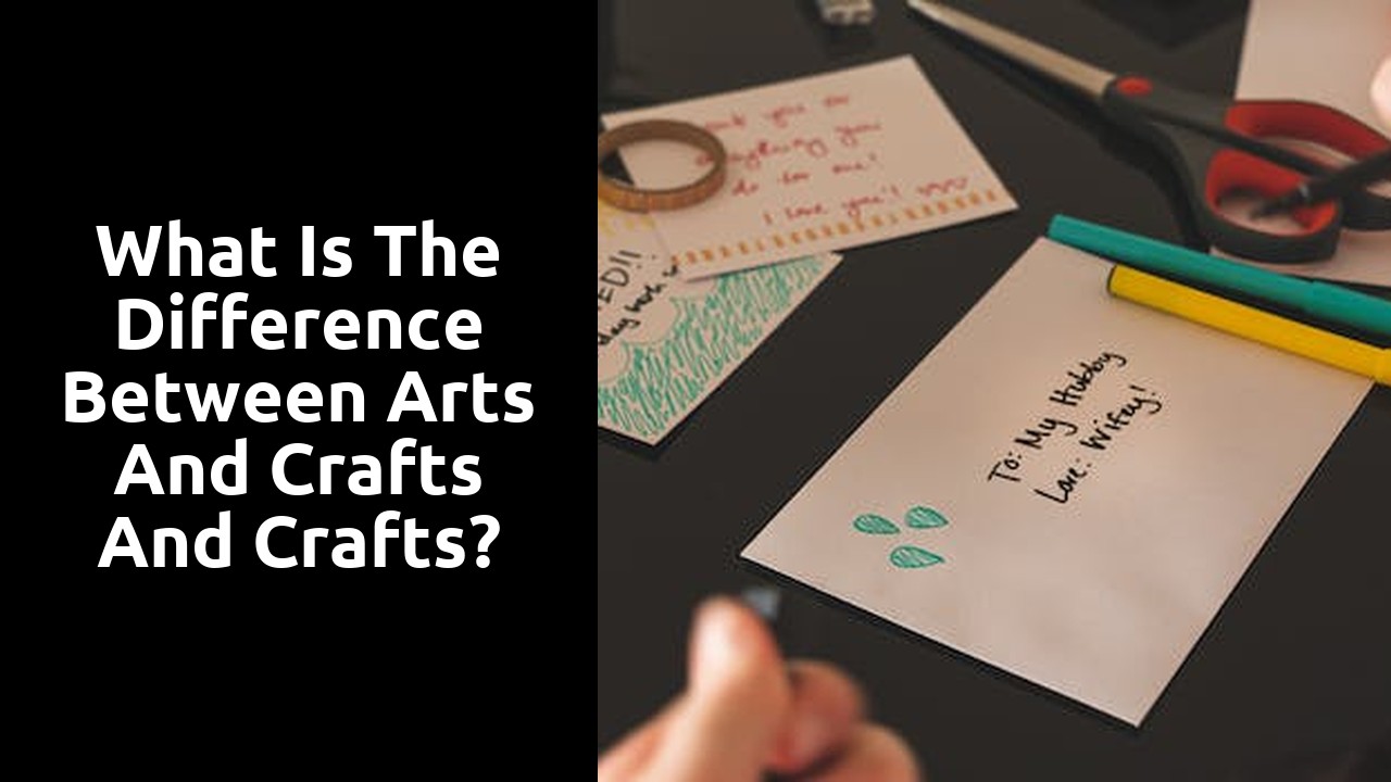 What is the difference between Arts and Crafts and crafts?